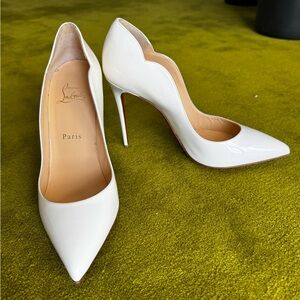 Hot chick Elegant White High Heels 90’